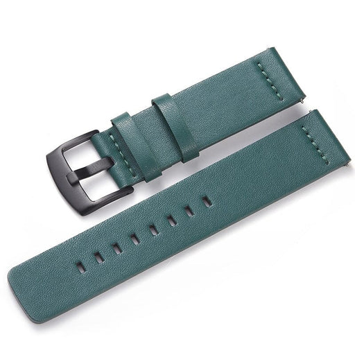 green-black-buckle-garmin-descent-mk3-mk3i-(43mm)-watch-straps-nz-leather-watch-bands-aus