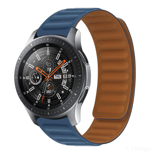 blue-garmin-quatix-3-watch-straps-nz-magnetic-silicone-watch-bands-aus