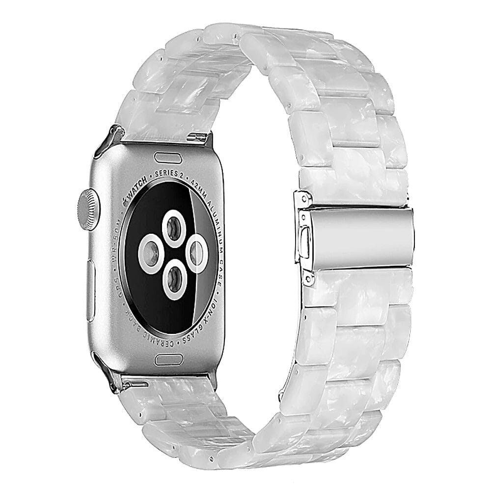 pearl-white-brew-watch--retrograph-8-bit-brew-watch-straps-nz-resin-watch-bands-aus-991213