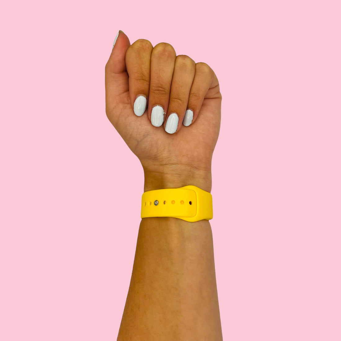yellow-samsung-galaxy-fit-3-watch-straps-nz-silicone-button-watch-bands-aus