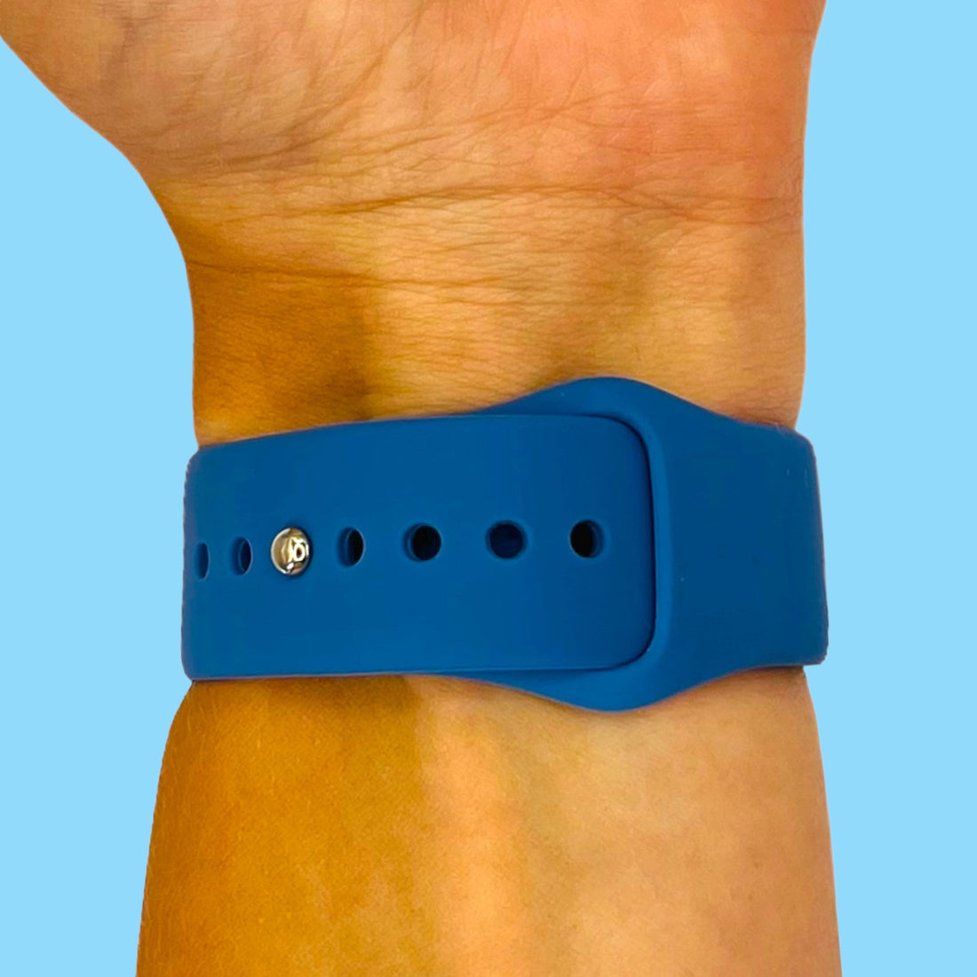 blue-garmin-venu-x1-watch-straps-nz-silicone-button-watch-bands-aus