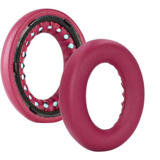 Replacement-Bose-QuietComfort-Ultra-compatible-Ear-Pad-Cushions-NZ-Aus-Leather-Red