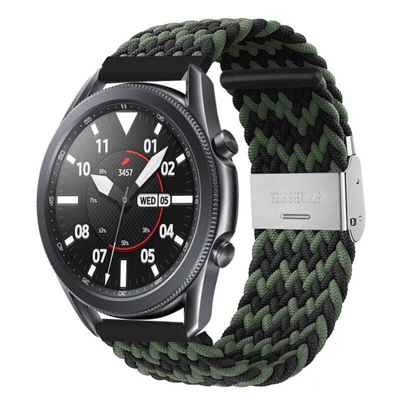 black-green-zig-samsung-galaxy-watch-6-(44mm)-watch-straps-nz-nylon-braided-loop-watch-bands-aus-995714