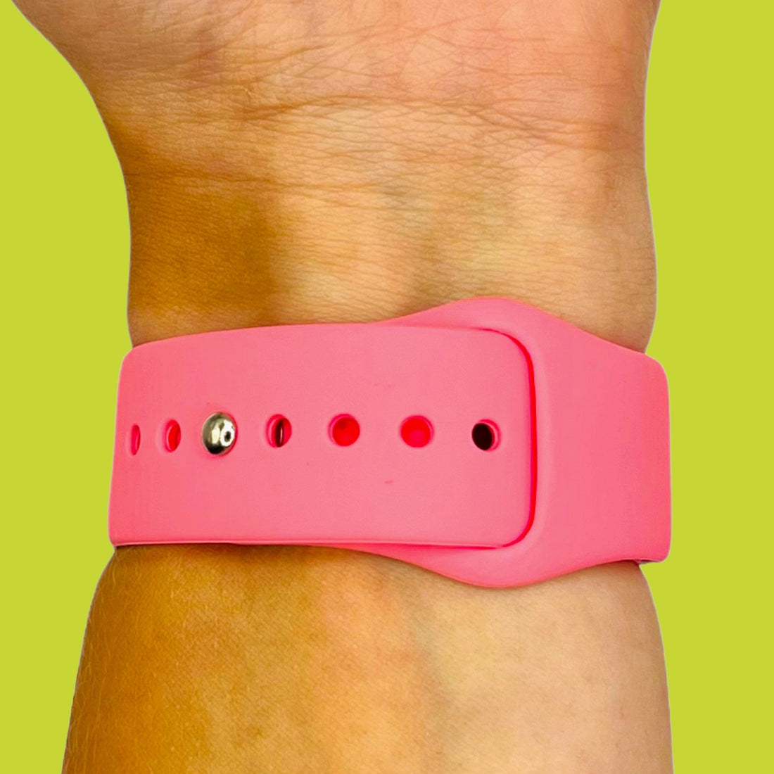 pink-samsung-galaxy-watch-4-classic-(42mm-46mm)-watch-straps-nz-silicone-button-watch-bands-aus