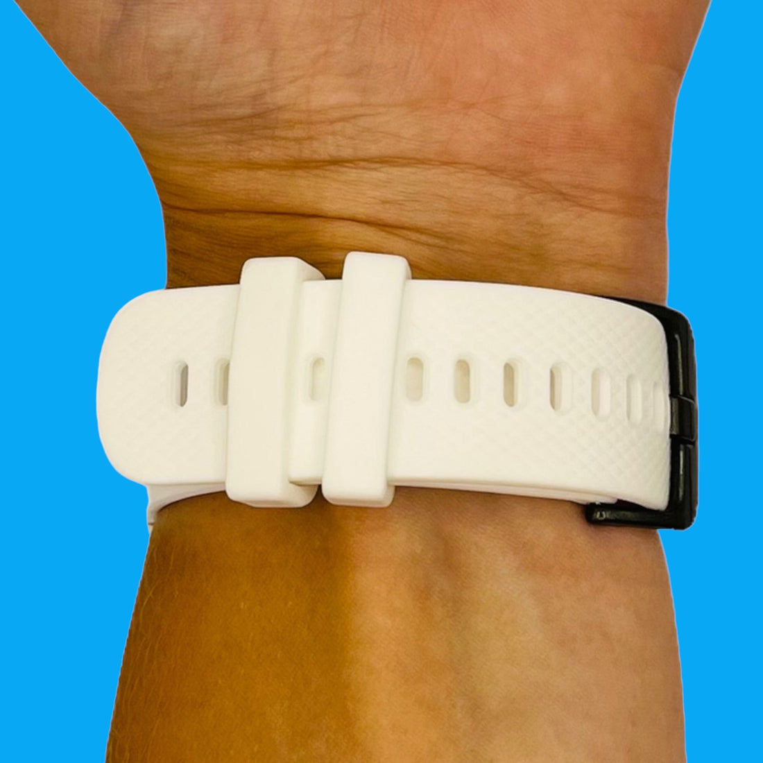 white-samsung-galaxy-watch-5-(40-44mm)-watch-straps-nz-silicone-watch-bands-aus