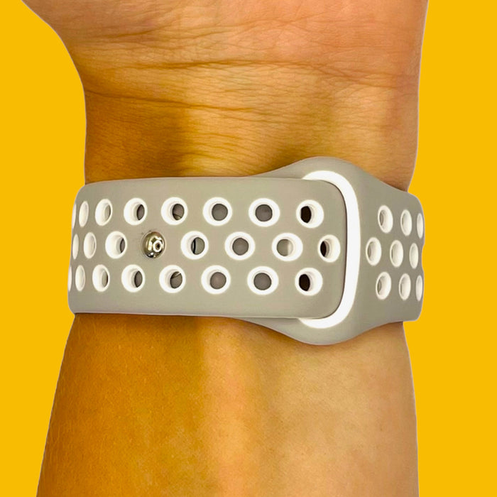 grey-white-amazfit-20mm-range-watch-straps-nz-silicone-sports-watch-bands-aus