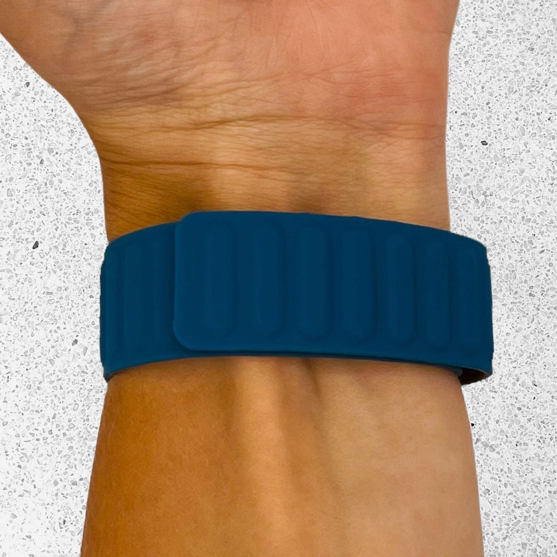blue-samsung-galaxy-watch-6-classic-(47mm)-watch-straps-nz-magnetic-silicone-watch-bands-aus