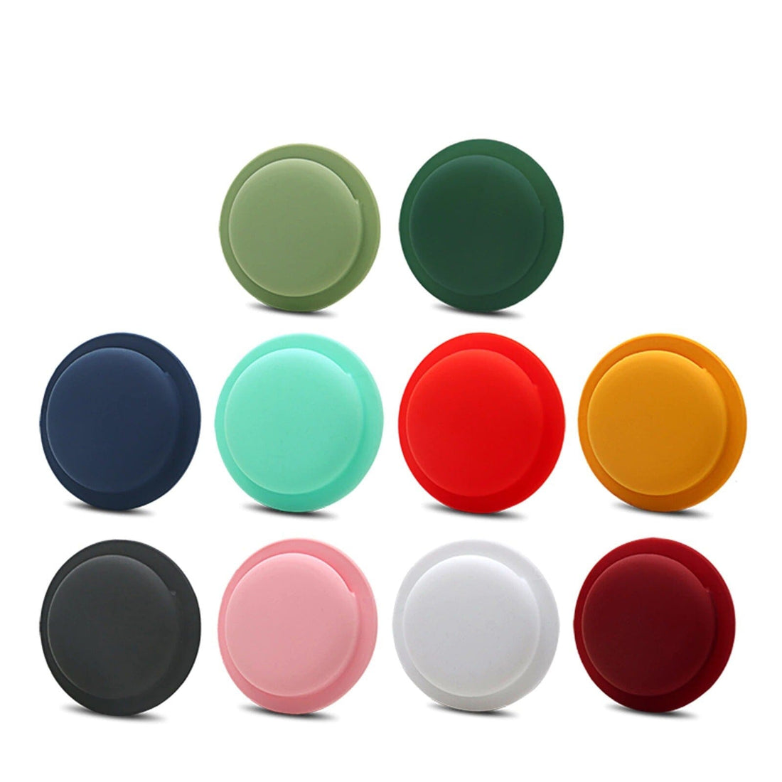 Black Silicone Stick-on Case compatible with Apple Airtags NZ