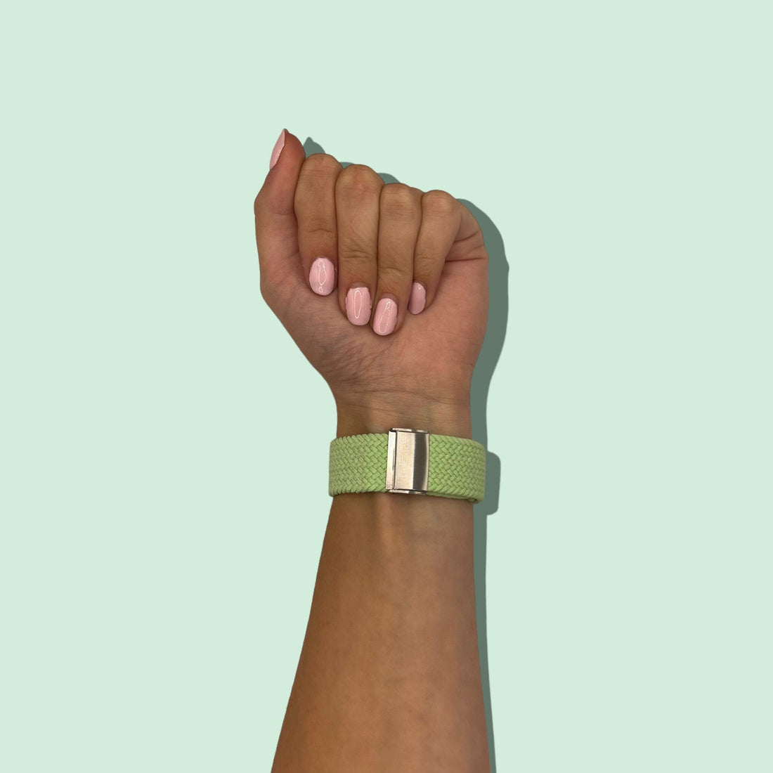 light-green-ticwatch-s-s2-watch-straps-nz-nylon-braided-loop-watch-bands-aus-995779