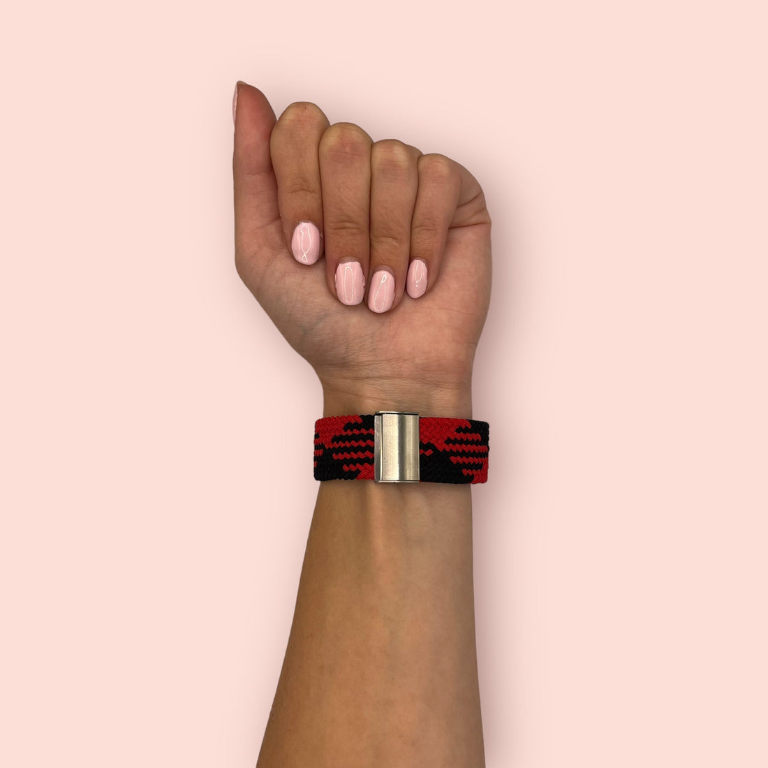 red-white-samsung-galaxy-watch-6-classic-(47mm)-watch-straps-nz-nylon-braided-loop-watch-bands-aus-995700