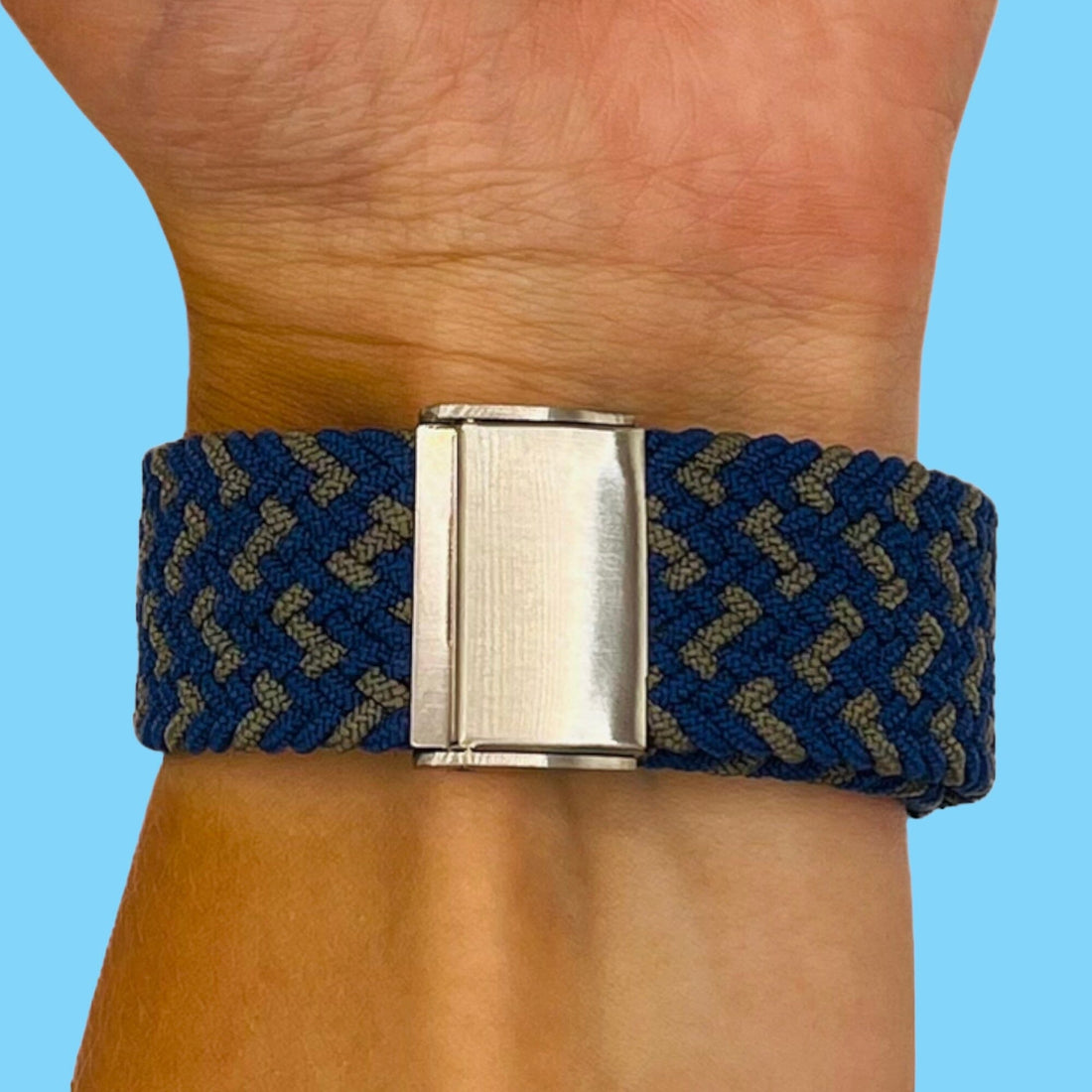 green-blue-zig-samsung-galaxy-watch-3-(45mm)-watch-straps-nz-nylon-braided-loop-watch-bands-aus-995768