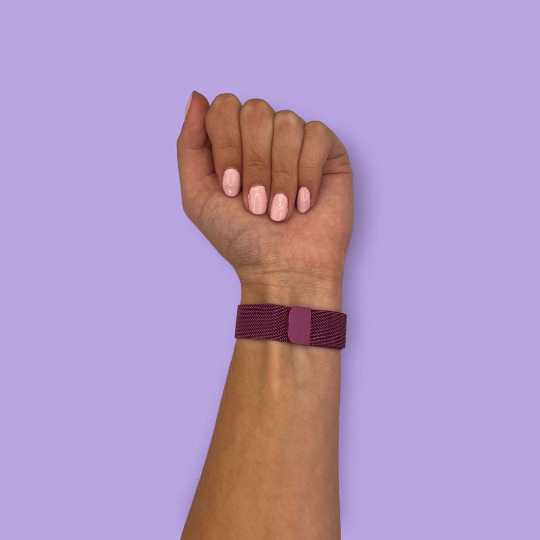 purple-metal-polar-pacer-pro-watch-straps-nz-milanese-watch-bands-aus