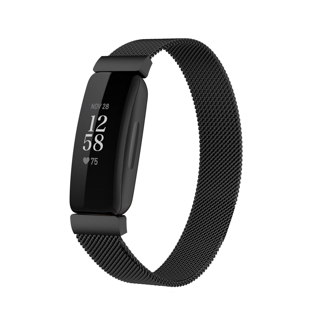 fitbit-inspire-2-watch-straps-nz-milanese-metal-watch-bands-aus-black