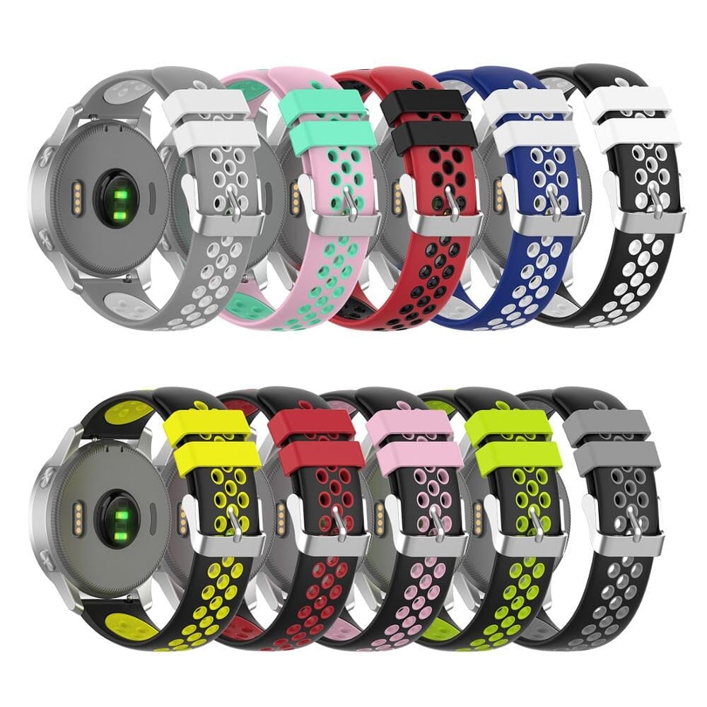 black-green-polar-vantage-m-watch-straps-nz-silicone-sports-watch-bands-aus