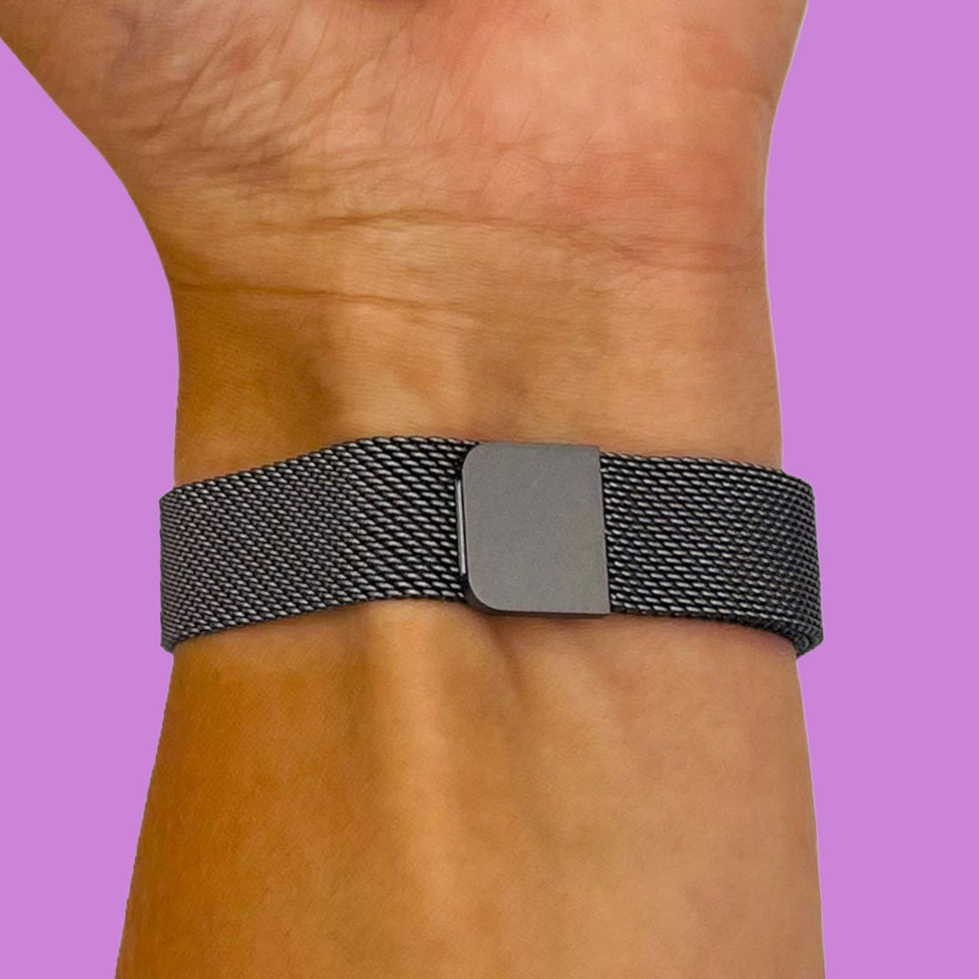 charcoal-metal-polar-vantage-m-watch-straps-nz-milanese-watch-bands-aus
