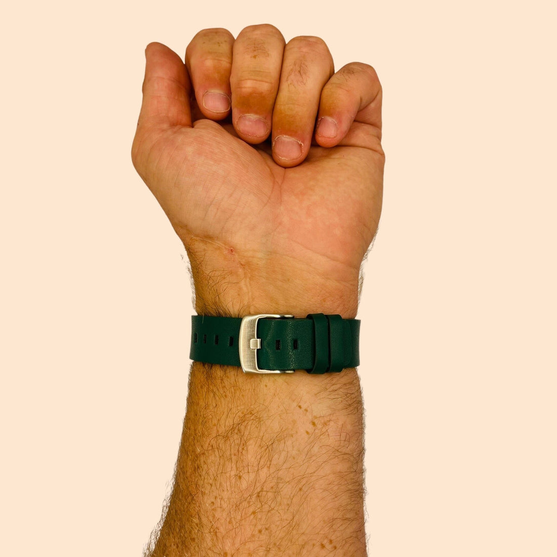 green-silver-buckle-huawei-watch-gt-46mm-watch-straps-nz-leather-watch-bands-aus