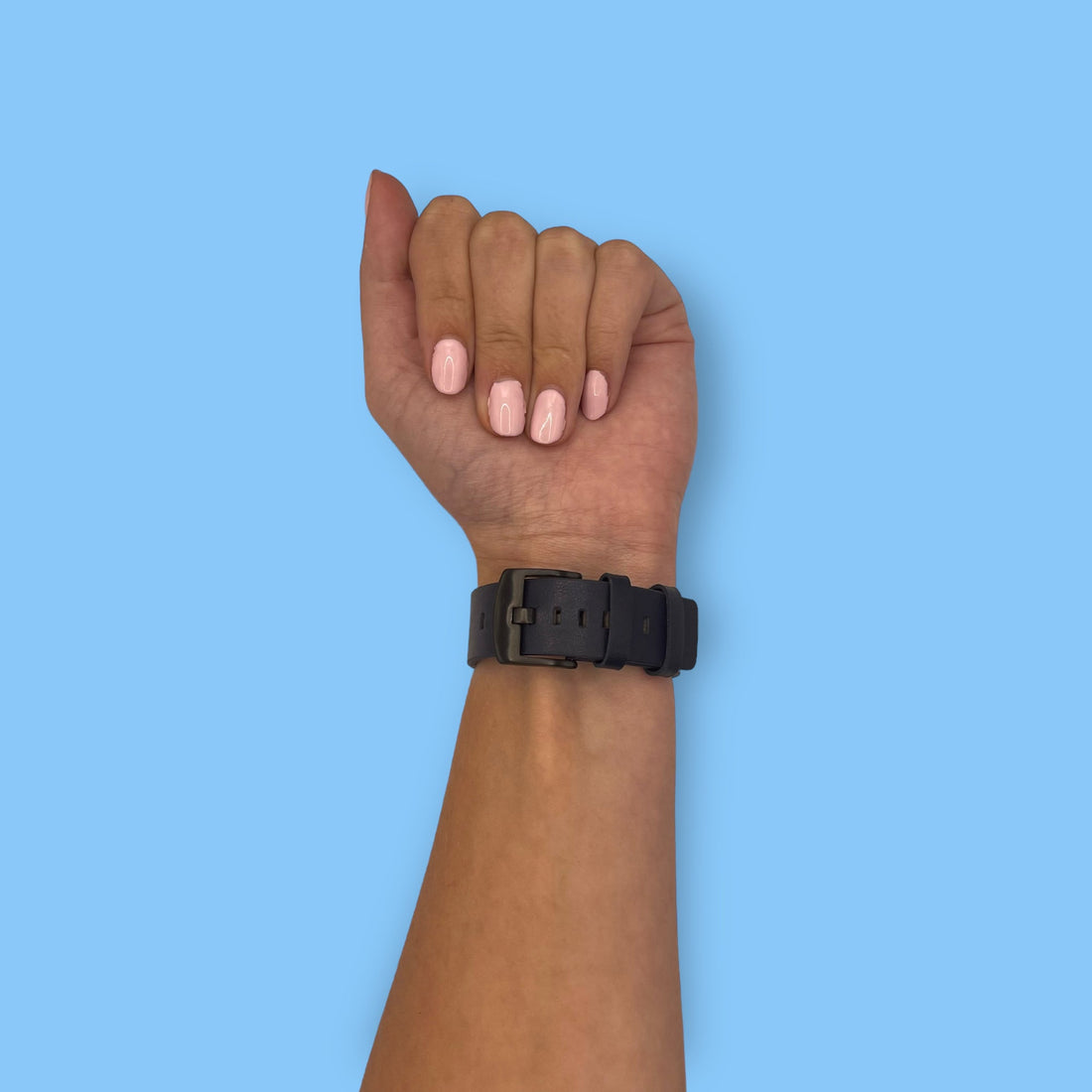 blue-black-buckle-fitbit-charge-6-watch-straps-nz-leather-watch-bands-aus