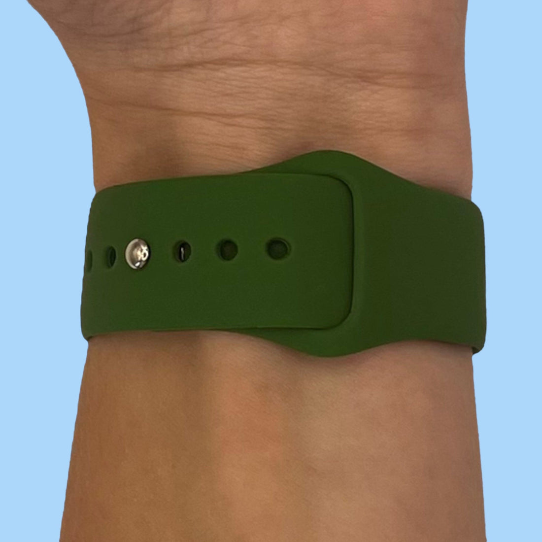 army-green-garmin-venu-sq-2-watch-straps-nz-silicone-button-watch-bands-aus-997021