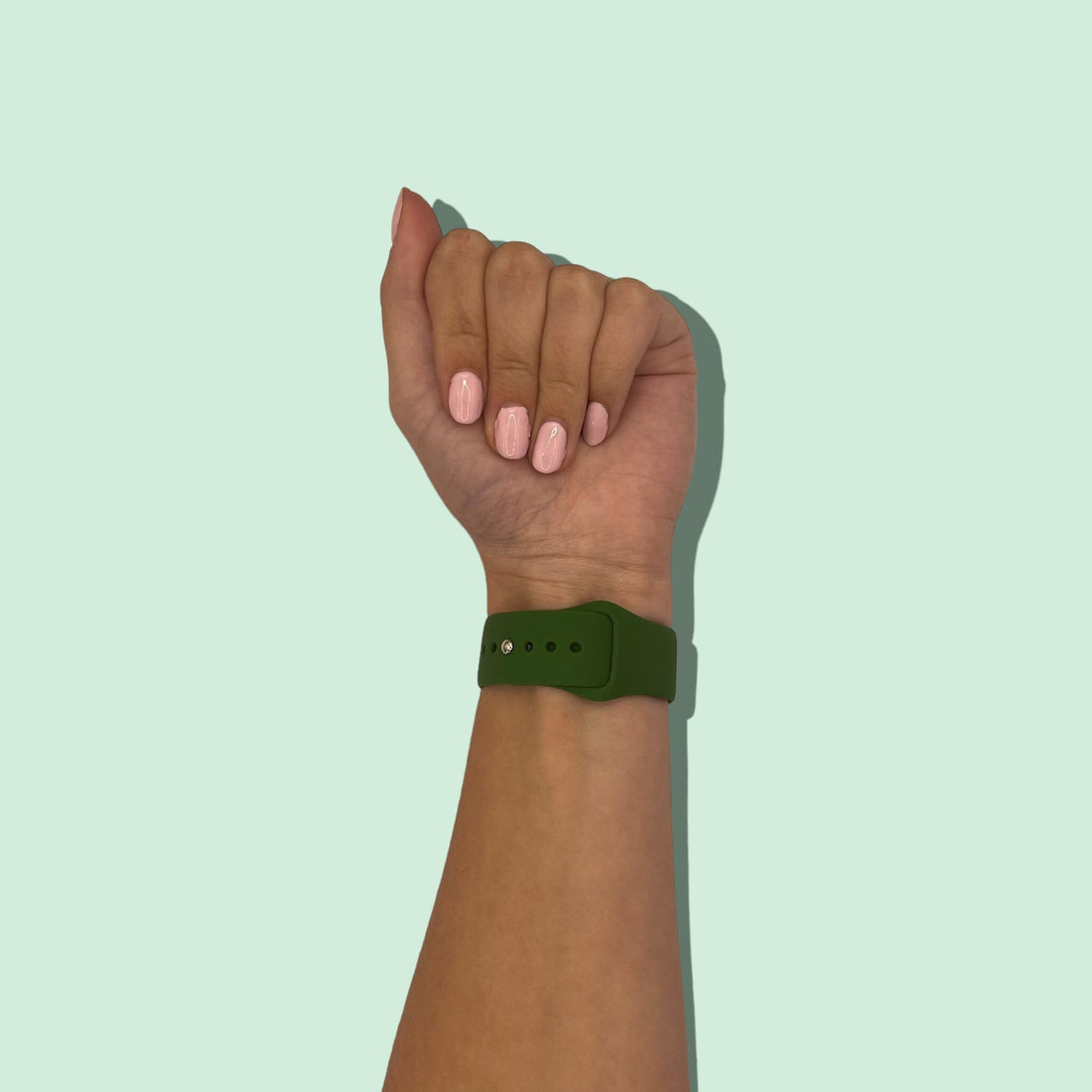 army-green-samsung-galaxy-watch-3-(45mm)-watch-straps-nz-silicone-button-watch-bands-aus-305007