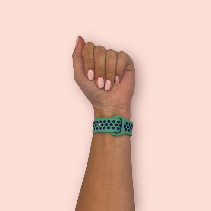 teal-blue-garmin-forerunner-55-watch-straps-nz-silicone-sports-watch-bands-aus