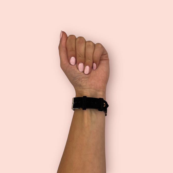 black-gold-xiaomi-amazfit-gts-3-watch-straps-nz-suede-watch-bands-aus