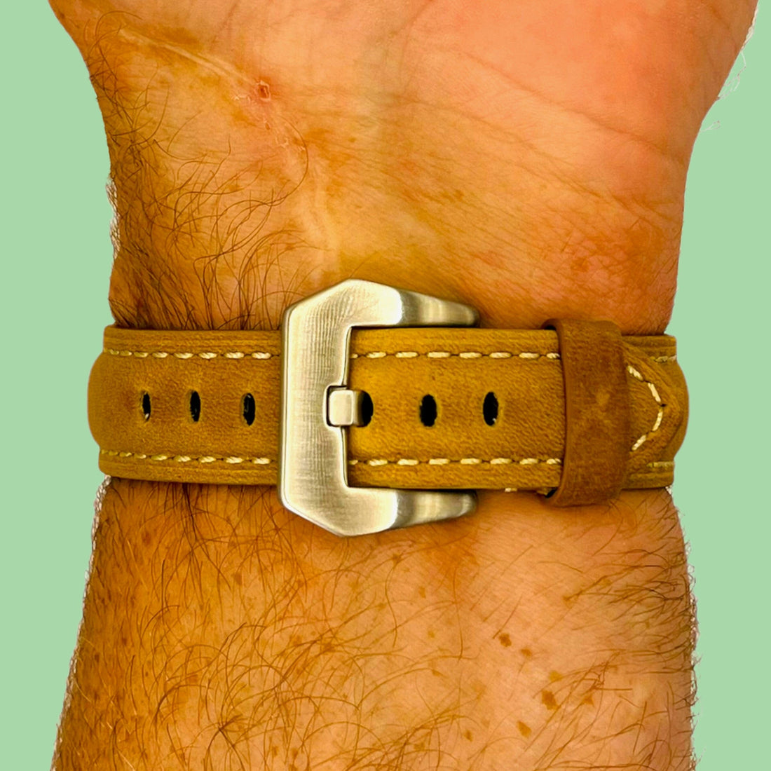 retro-leather-watch-straps-nz-hand-stitched-watch-bands-aus-brown-silver-buckle
