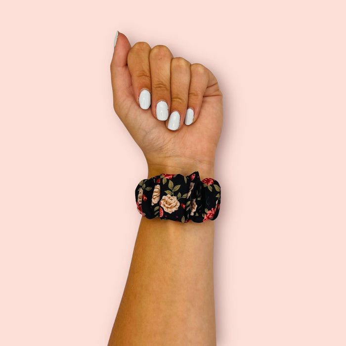 flora-black-huawei-20mm-range-watch-straps-nz-scrunchies-watch-bands-aus