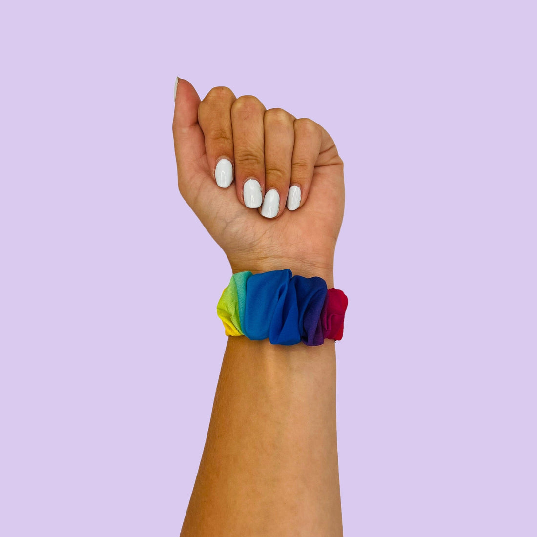 rainbow-huawei-watch-gt2e-watch-straps-nz-scrunchies-watch-bands-aus