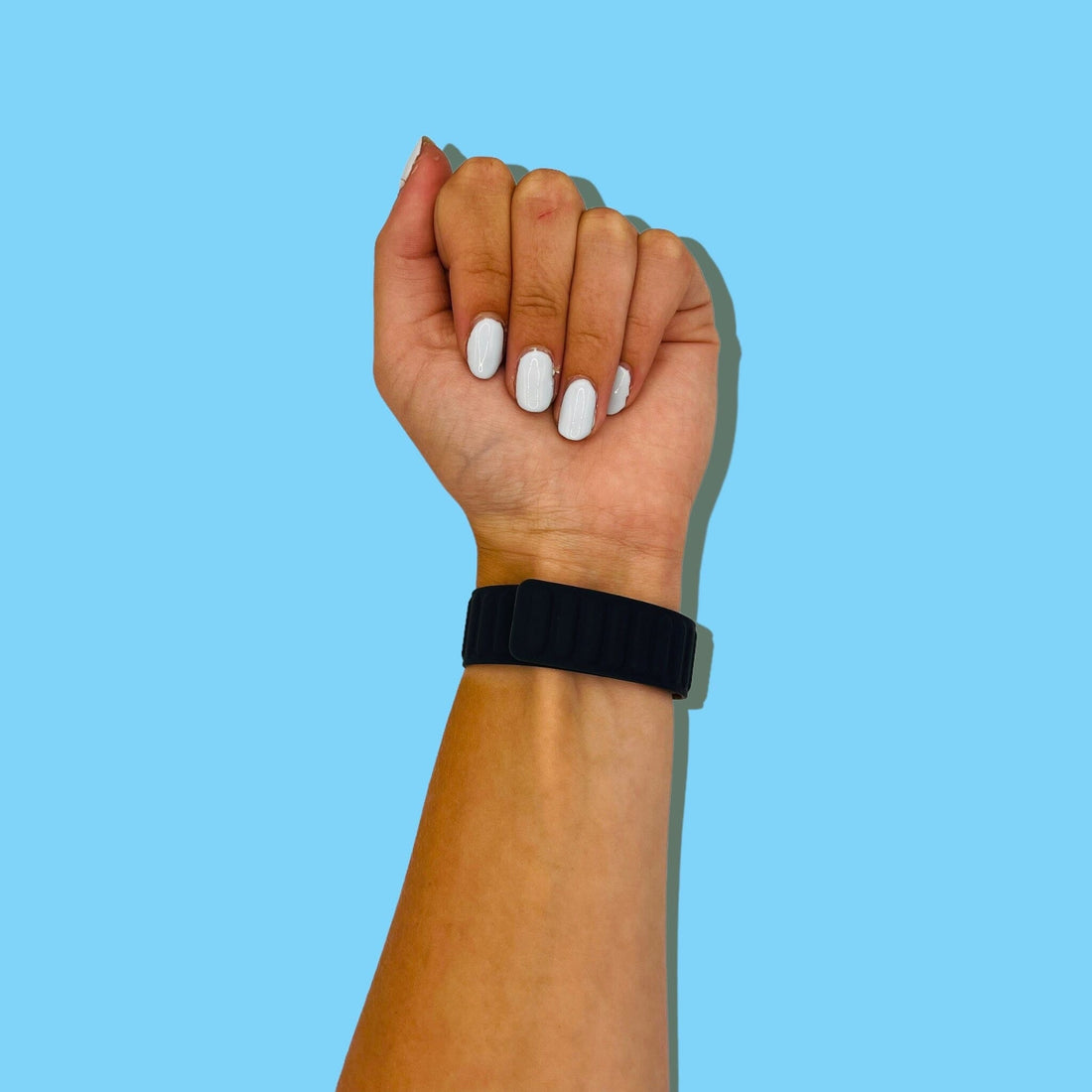black-samsung-galaxy-watch-3-(41mm)-watch-straps-nz-magnetic-silicone-watch-bands-aus