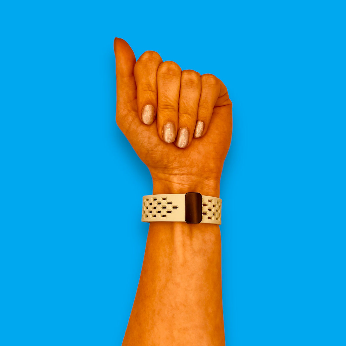 cream-magnetic-sports-garmin-vivoactive-5-watch-straps-nz-ocean-band-silicone-watch-bands-aus