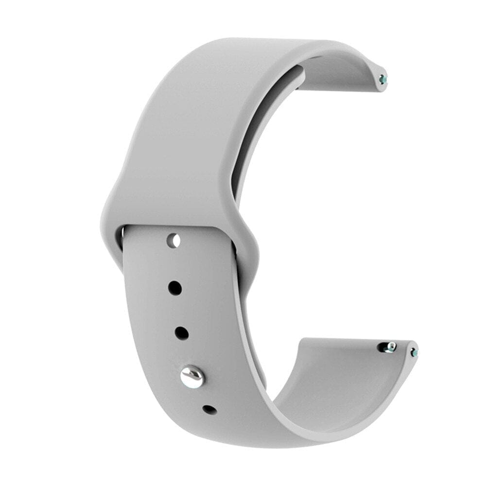 grey-samsung-galaxy-watch-6-(40mm)-watch-straps-nz-silicone-button-watch-bands-aus