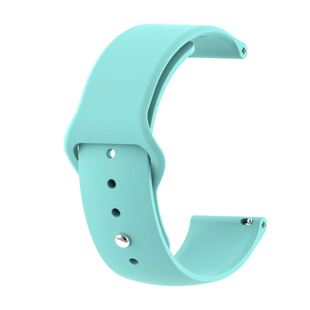 teal-samsung-galaxy-watch-3-(41mm)-watch-straps-nz-silicone-button-watch-bands-aus