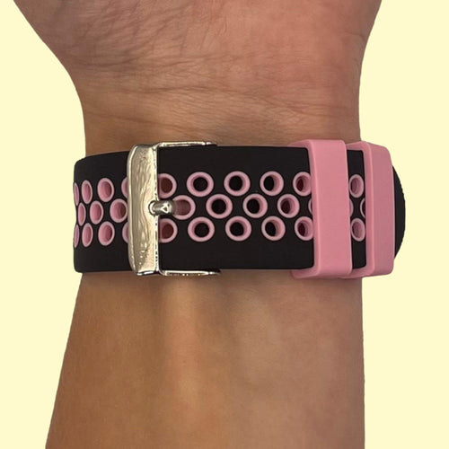 black-pink-scuederia-ferrari-22mm-range-watch-straps-nz-silicone-sports-watch-bands-aus