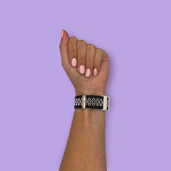 black-white-garmin-vivoactive-4-watch-straps-nz-silicone-sports-watch-bands-aus