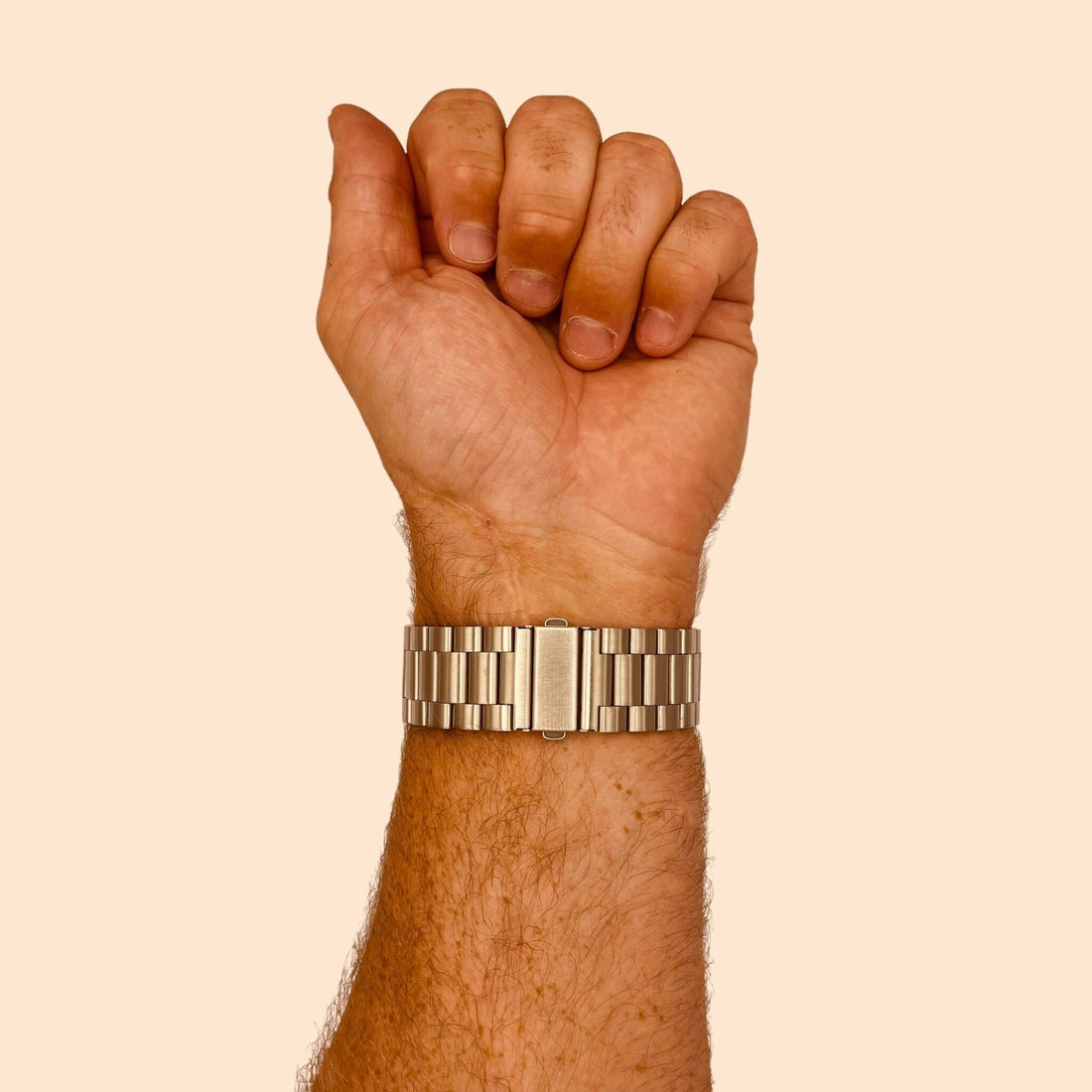silver-metal-garmin-vivomove-hr-hr-sports-watch-straps-nz-stainless-steel-link-watch-bands-aus