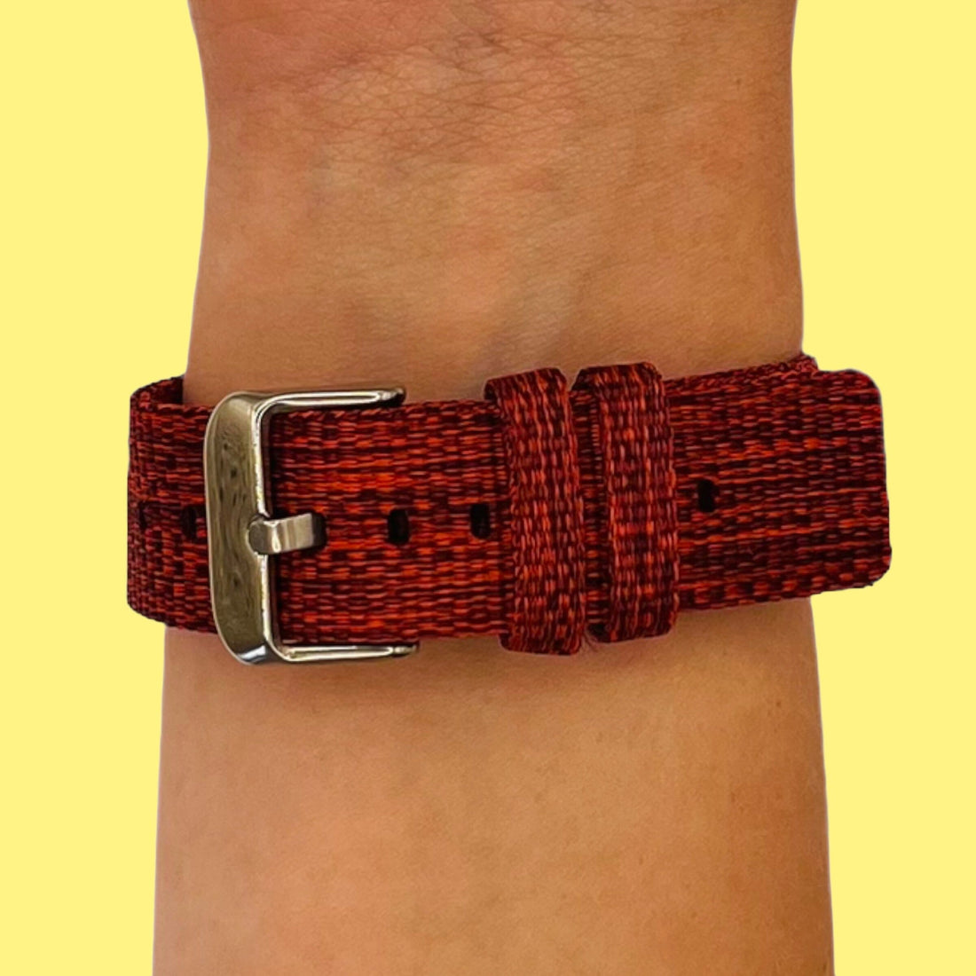red-universal-20mm-straps-watch-straps-nz-canvas-watch-bands-aus