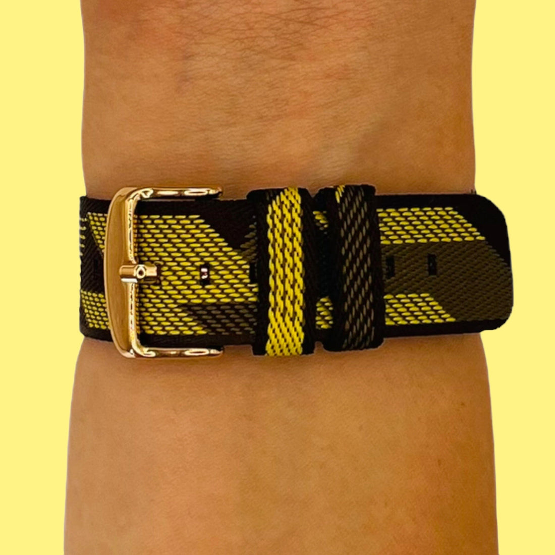yellow-pattern-garmin-venu-watch-straps-nz-canvas-watch-bands-aus-996015