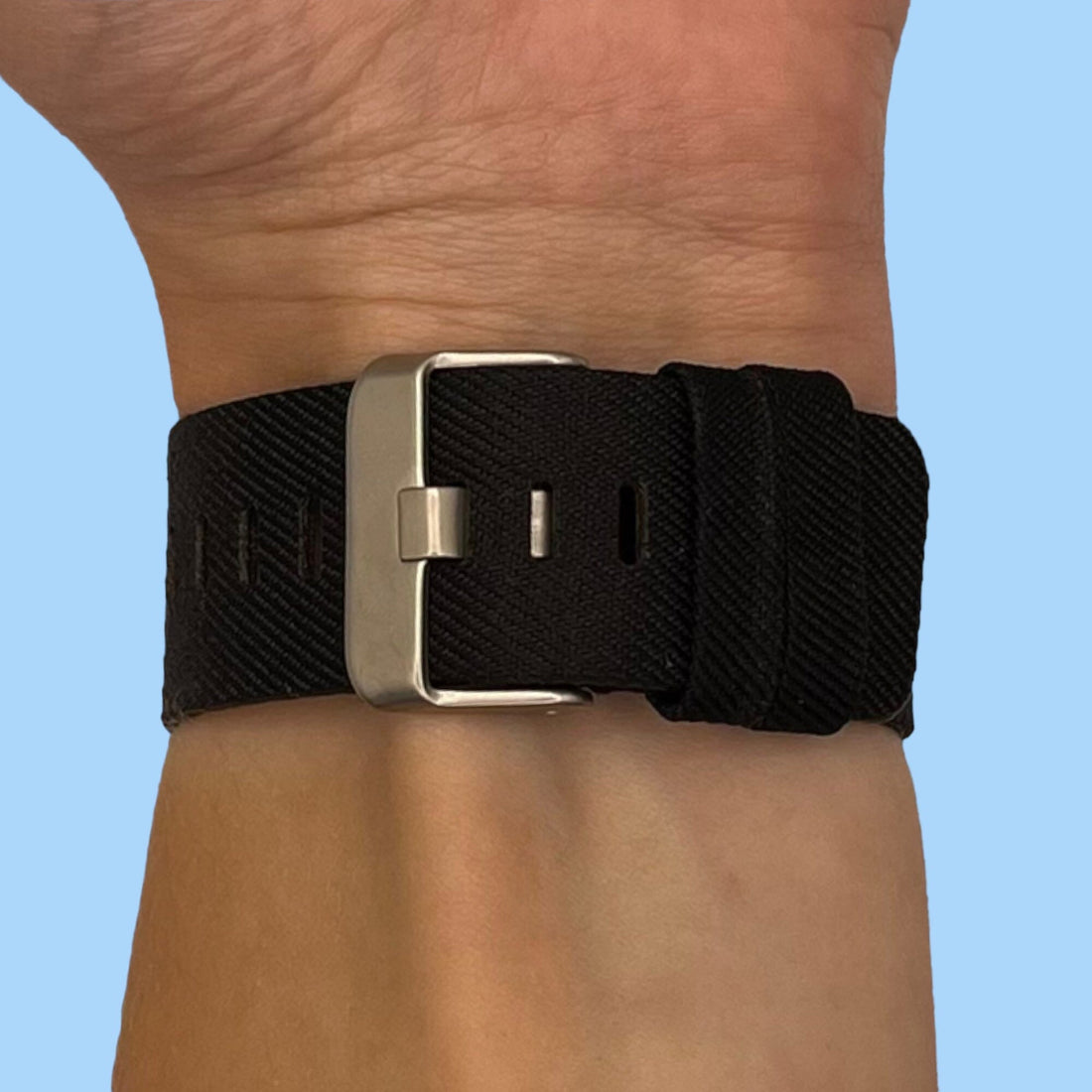 black-huawei-gt2-42mm-watch-straps-nz-canvas-watch-bands-aus