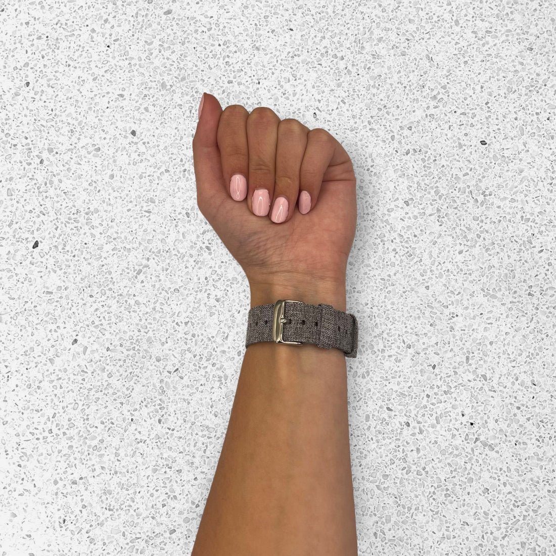 grey-garmin-forerunner-245-watch-straps-nz-canvas-watch-bands-aus