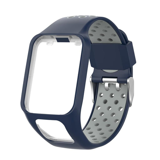 Blue and Teal Replacement Silicone Watch Sports Straps Compatible with the TomTom NZ
