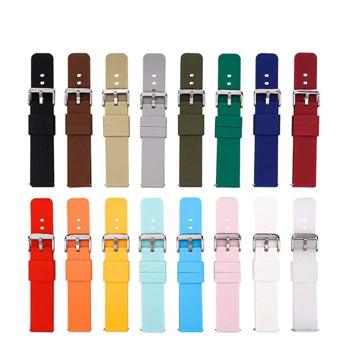 Universal Silicone Watch Straps NZ for 24mm Lug Width