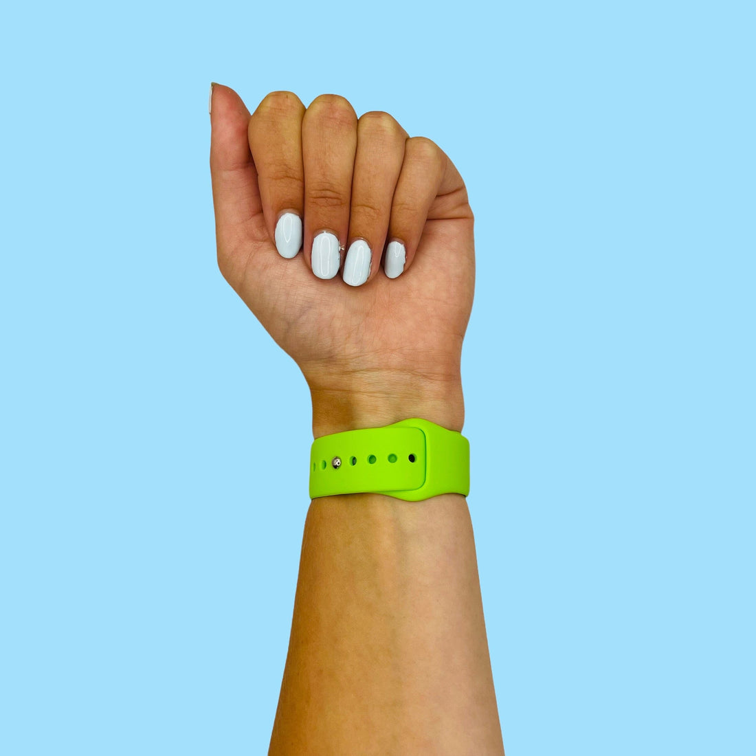 lime-green-kogan-active+-ii-smart-watch-watch-straps-nz-silicone-button-watch-bands-aus-305009