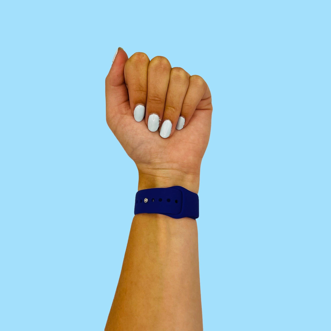 navy-blue-garmin-venu-watch-straps-nz-silicone-button-watch-bands-aus