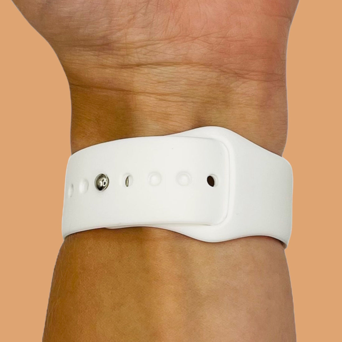 white-samsung-galaxy-watch-3-(41mm)-watch-straps-nz-silicone-button-watch-bands-aus